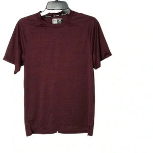 RBX X-TRAIN t-shirt , men small. Burgundy, short sleeve  . EC